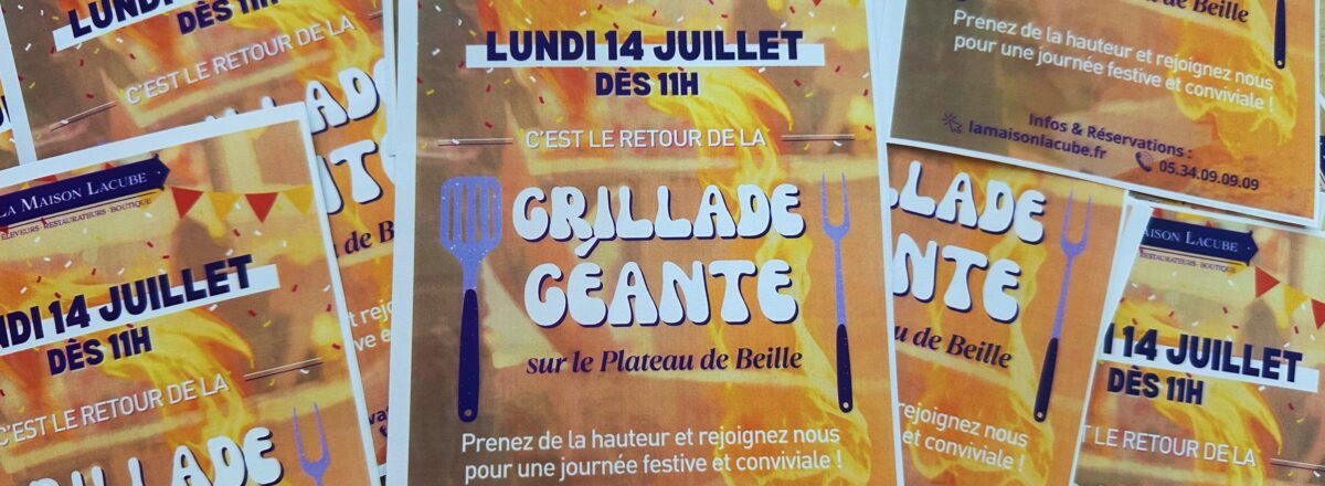 Grillade Géante, sur le Plateau de Beille